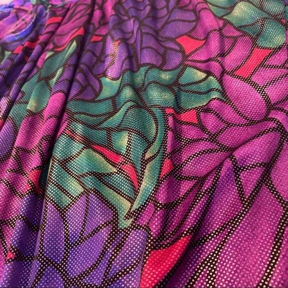 TESS Vintage Stained Glass High Neck Blouse - 8P - Picture 14 of 15